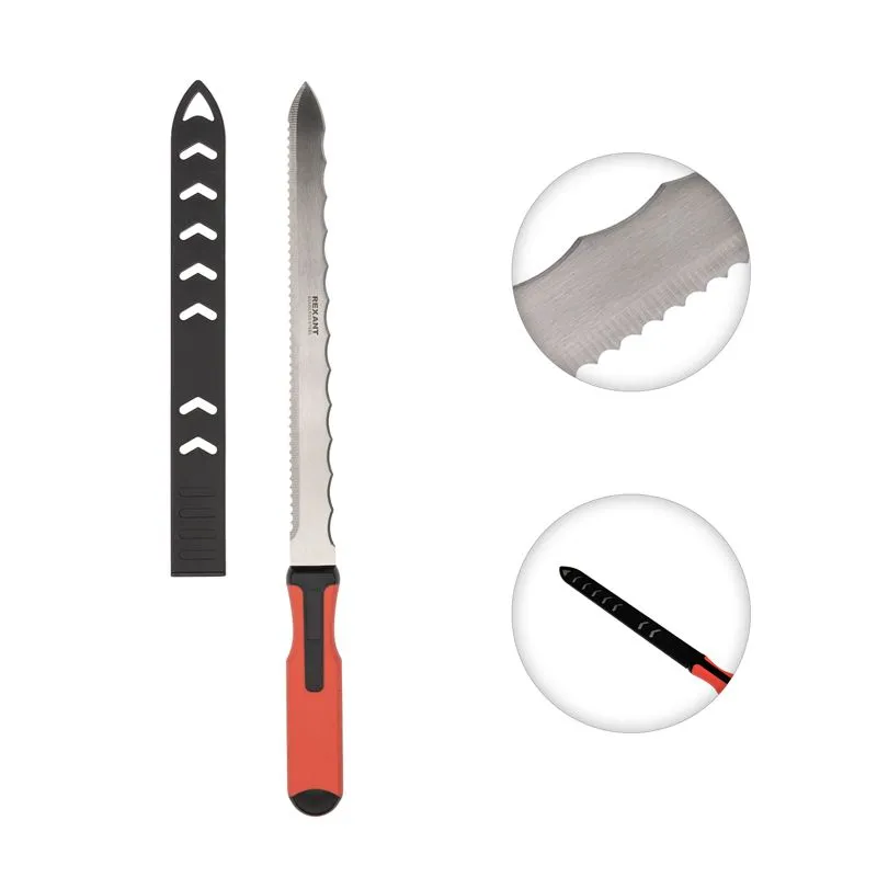 Нож для резки теплоизоляционных панелей лезвие 280мм REXANT - Фото 3