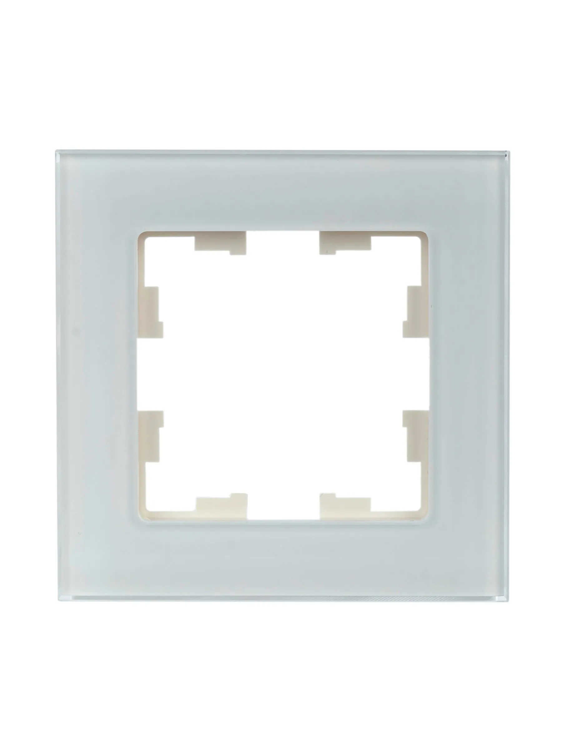 BRITE Рамка 1 -местная РУ-1-2-БрБ стекло белый IEK - Фото 8