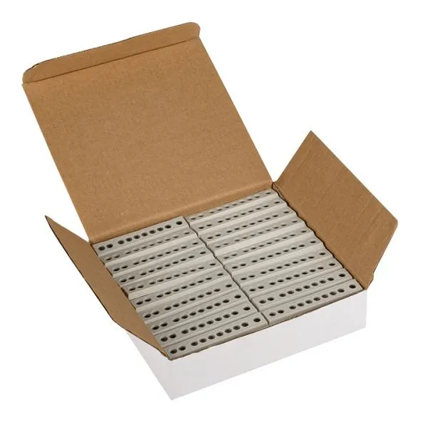 Шина "фаза" L (6x9мм) 10 отв. латунь серый изолир. корп. на DIN-рейку EKF - Фото 7