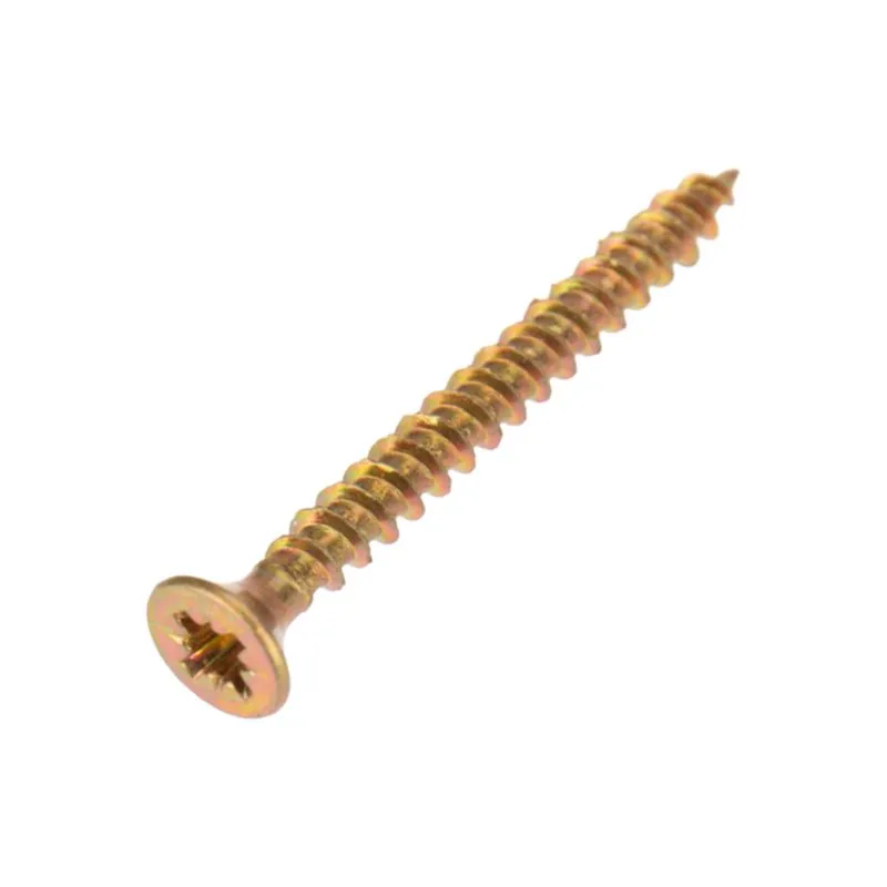 Саморез универсальный KRANZ 3х30, желтый цинк, пакет (20шт.) - Фото 4