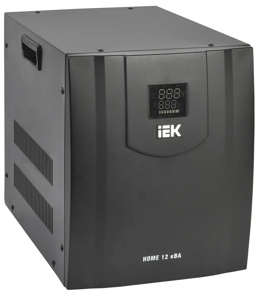 Стабилизатор напряжения серии HOME 12 кВА (СНР1-0-12) IEK