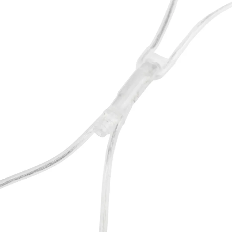 Гирлянда светодиодная Сеть 2х1,5м 288 LED ТЕПЛЫЙ БЕЛЫЙ прозрачный ПВХ IP65 свечение с динамикой 230В блок в комплекте NEON-NIGHT - Фото 4