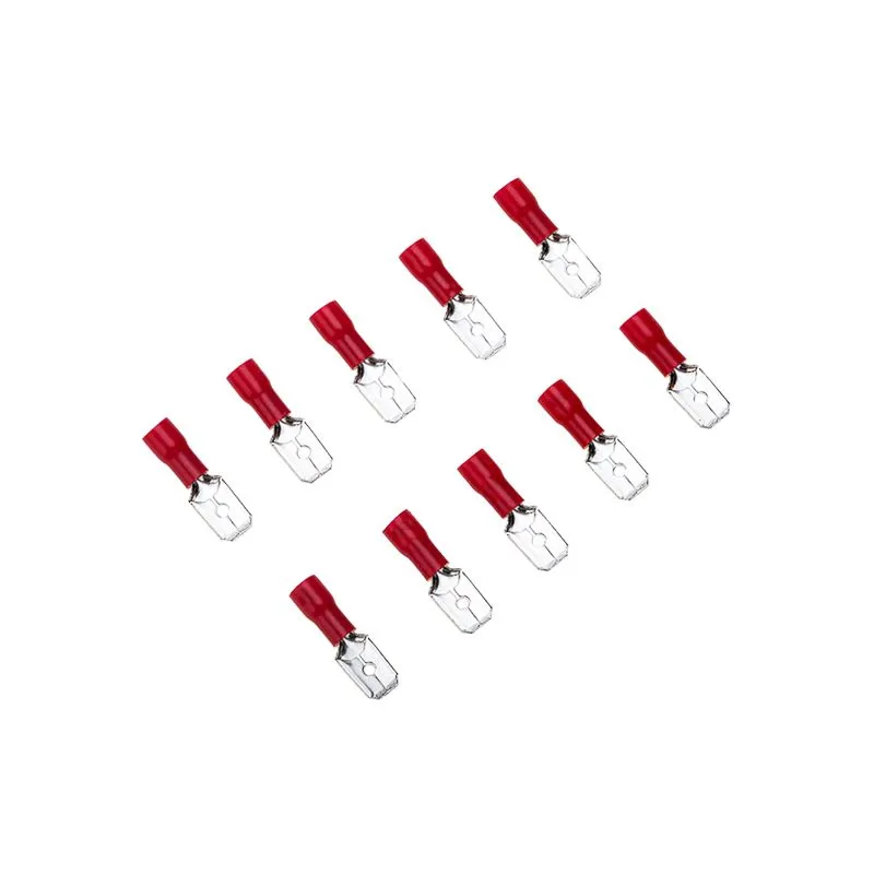 Клемма плоская изолированная РПи-п 1.5-(6.3)/РпИп 1,25-6-0,8 штекер 6.3 мм 0.5-1.5 мм², красный, в упак. 10 шт.  REXANT - Фото 4