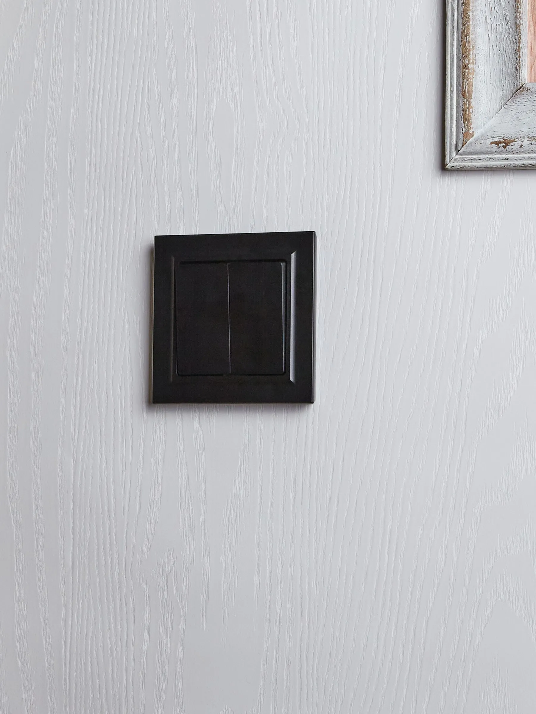 BRITE Выключатель 2-клавишный проходной 10А ВС10-2-6-БрЧ черный IEK - Фото 5