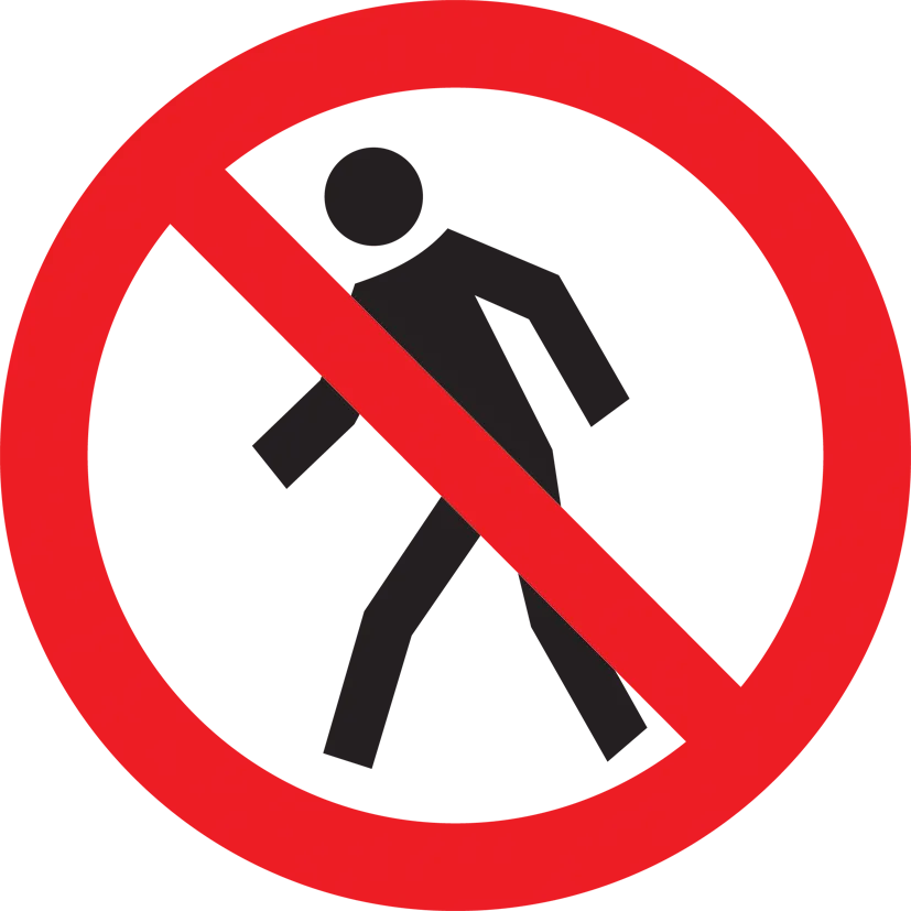 Самоклеящаяся этикетка Ф180мм "Проход запрещен" IEK YPC40-PRZAP-1-010