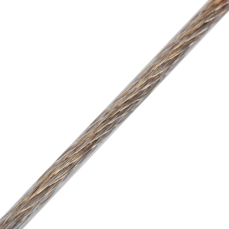 Трос стальной в ПВХ оплетке d=3,0мм, прозрачный (бухта 200м) REXANT - Фото 5