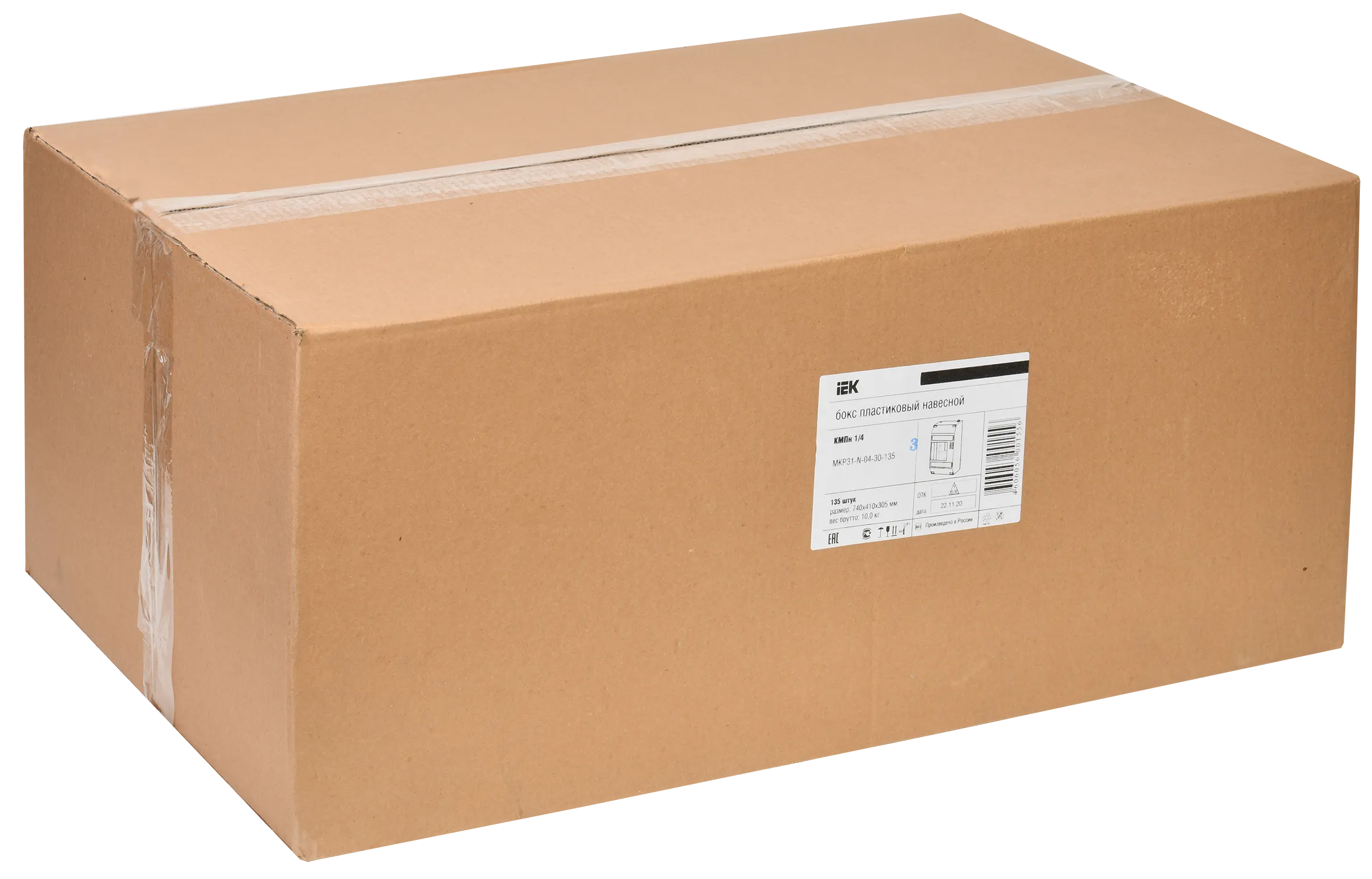 KREPTA 3 Корпус пластиковый КМПн 1/4 IP20 белый IEK - Фото 2