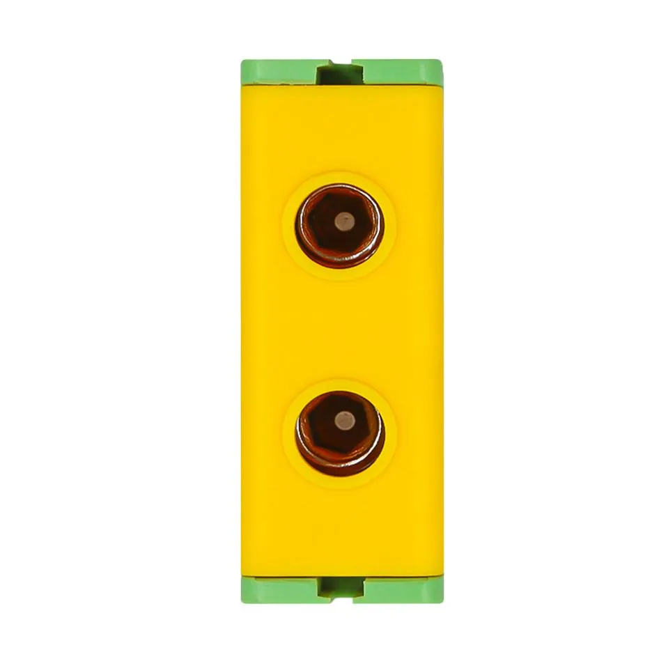 Клемма вводная КСВ 6-50 желто-зеленая DEKRON - Фото 2