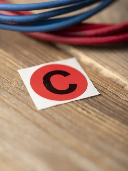 Наклейка "C" (d20) EKF PROxima - Фото 2