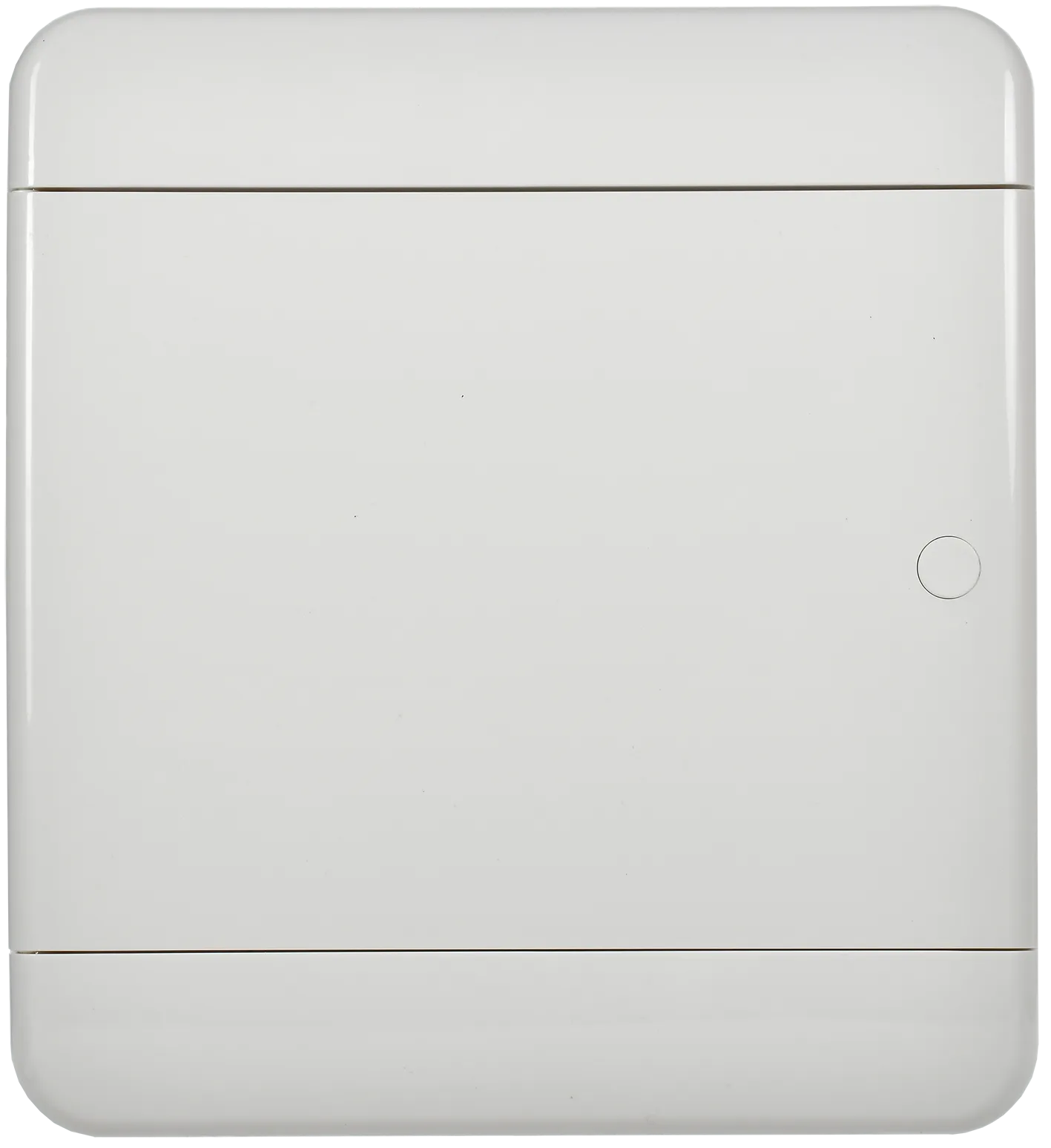 TEKFOR Корпус пластиковый БЕЛЫЙ ЩРН-П-8, IP41 белая дверь IEK - Фото 3