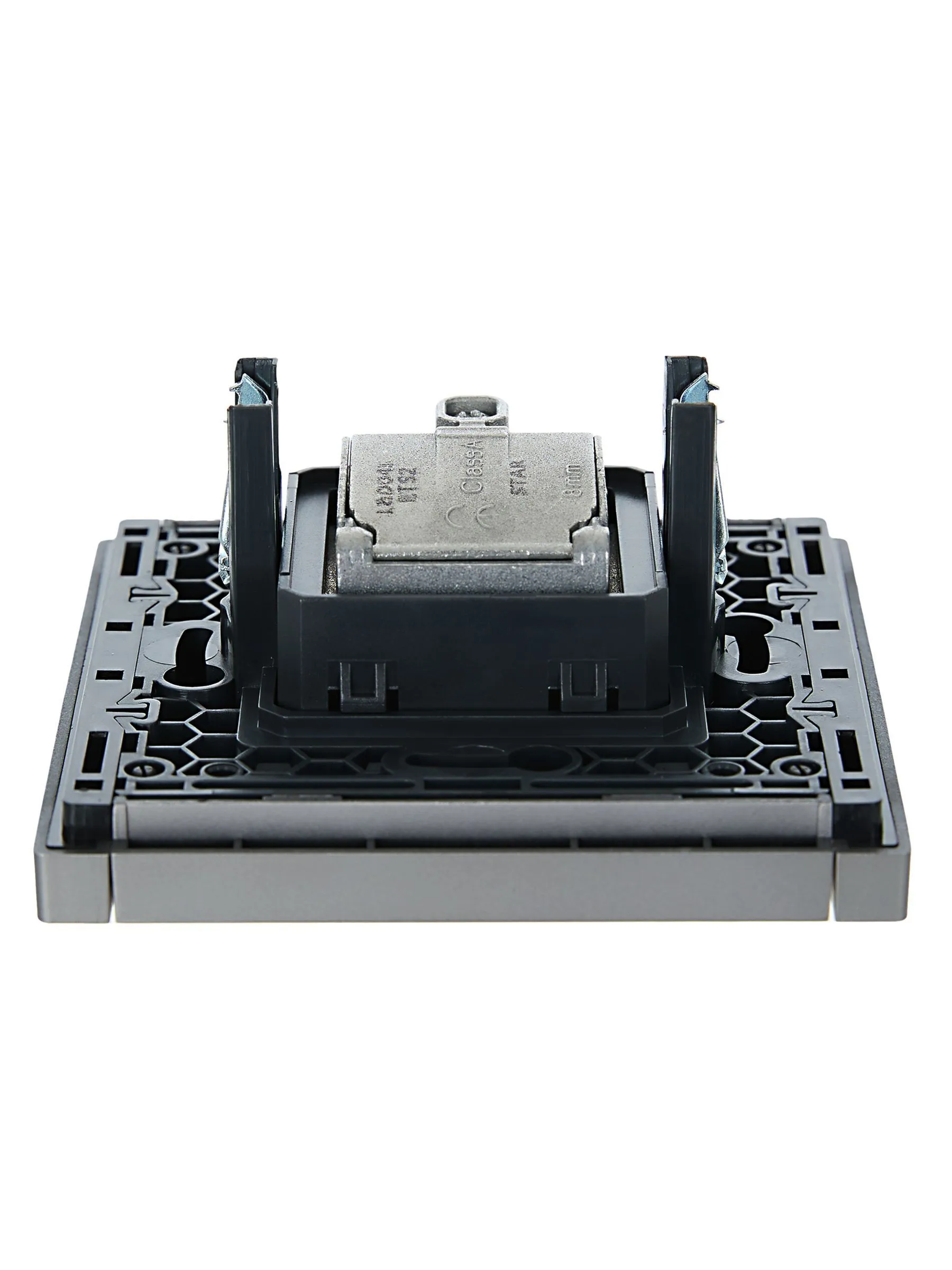 FORTE&PIANO Розетка двойная TV+SAT FP538 сталь IEK - Фото 6