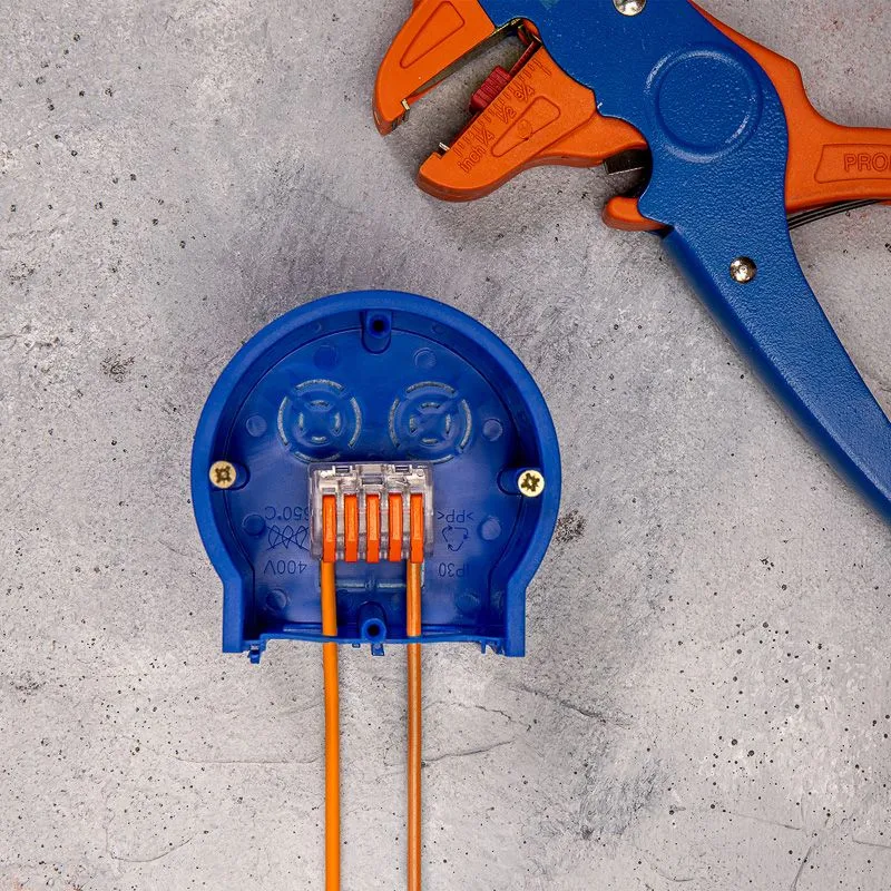 Универсальная клемма СМК 222-415, 5-проводная прозрачная 0,08-2,5/4 мм² (блистер 10 шт/уп) REXANT - Фото 2