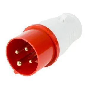 Вилка переносная 014 3Р+РЕ, 16А, 415В IP44 DEKRON 0908-0003