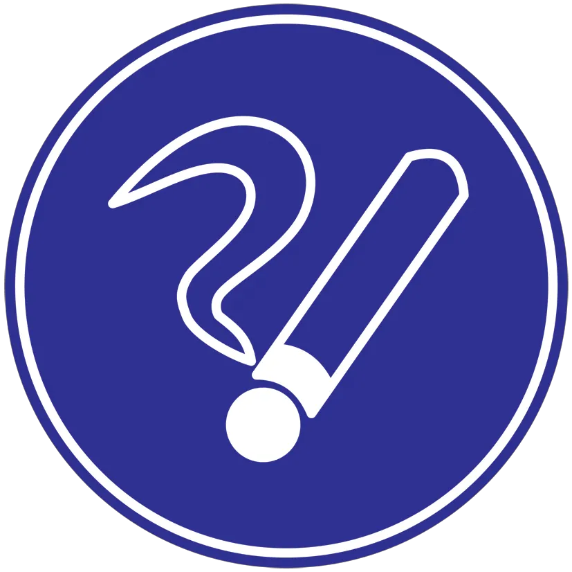 Самоклеящаяся этикетка Ф180мм "Курить здесь" IEK YPC40-KURIT-1-010