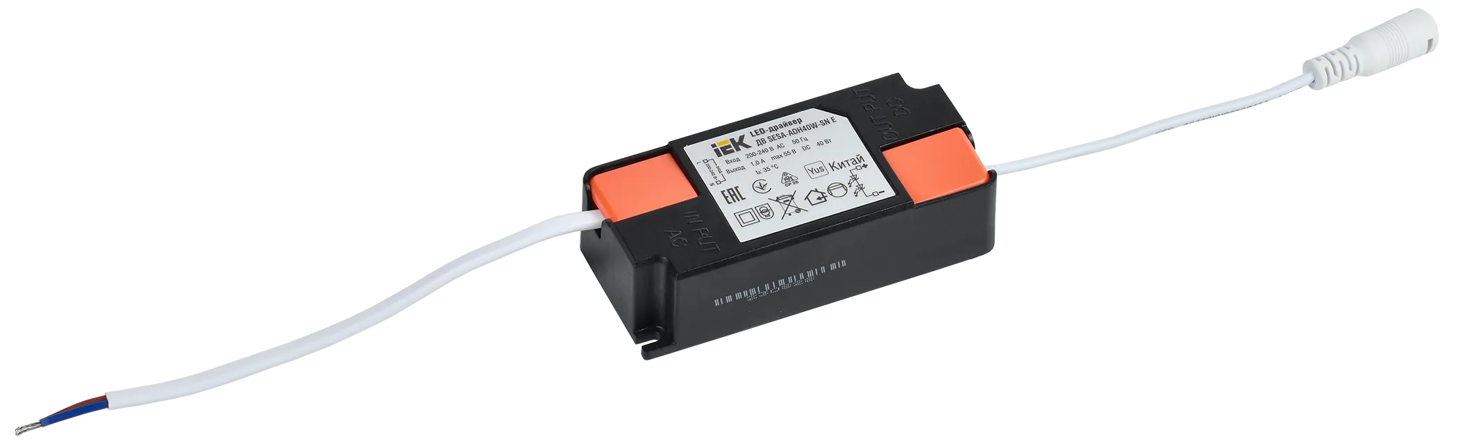 LED-драйвер тип ДВ SESA-ADH40W-SN Е для LED светильников 40Вт IEK