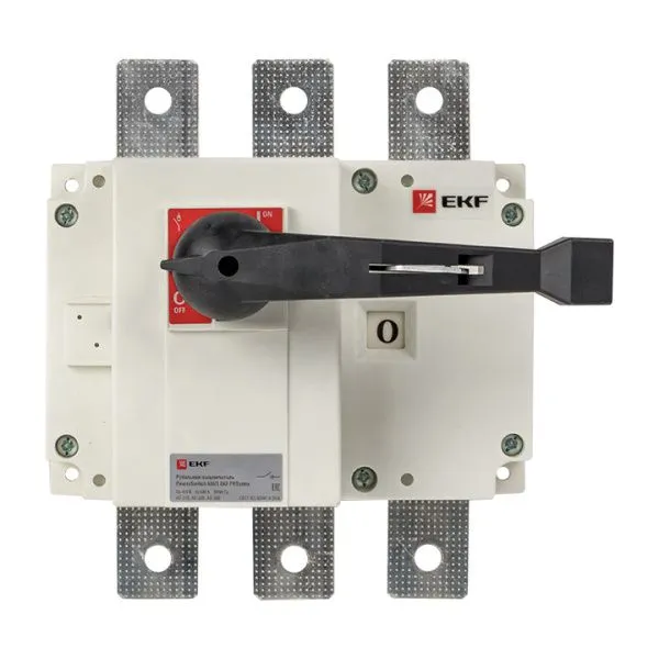 Рубильник-выключатель 630A 3P c рукояткой управления для прямой установки PowerSwitch EKF - Фото 3