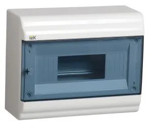 PRIME Корпус пластиковый ЩРН-П-9 модулей навесной белый IP41 IEK MKP82-N-09-41-20
