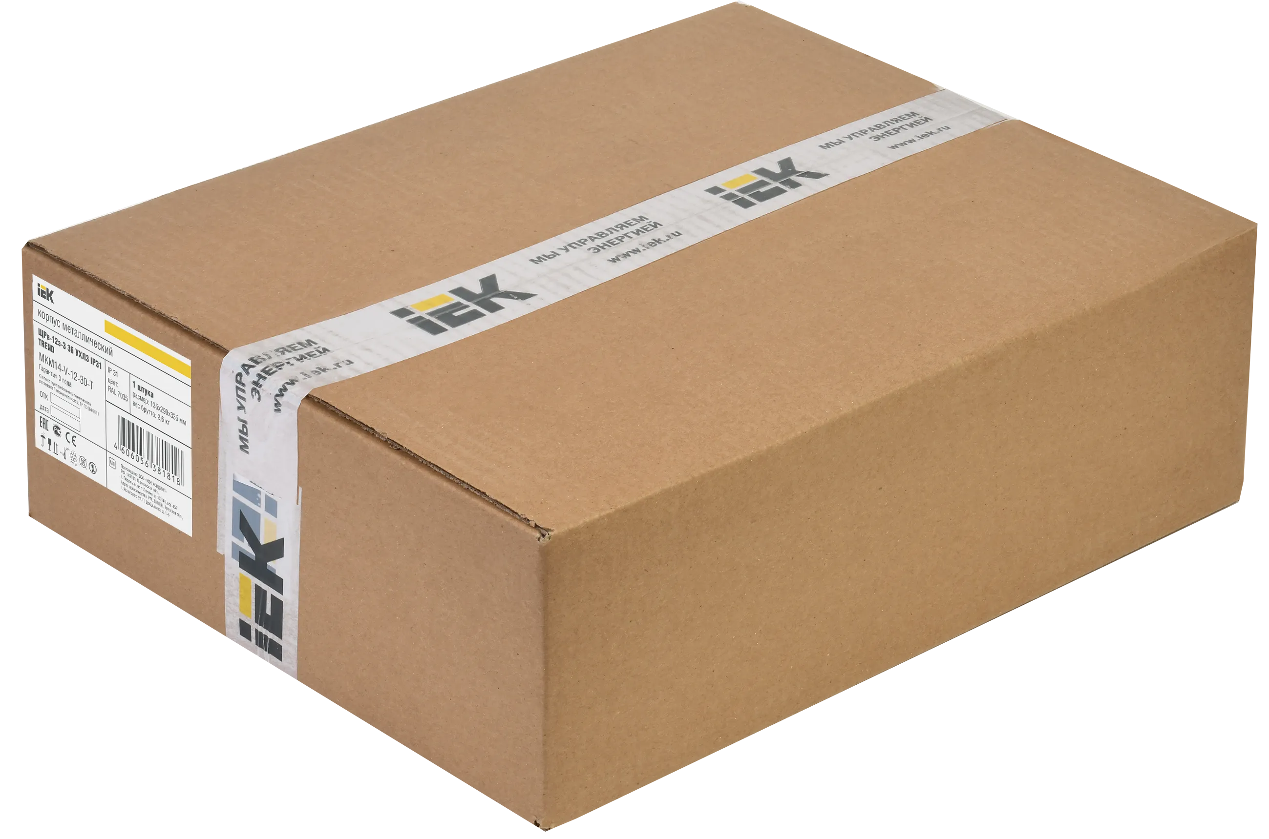 TITAN 3 Корпус металлический ЩРв-12 (265х310х120мм) IP31 IEK - Фото 2