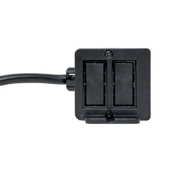 Встраиваемый настольный розеточный блок для крепления под столом, 10 модулей, C-Line - Фото 2