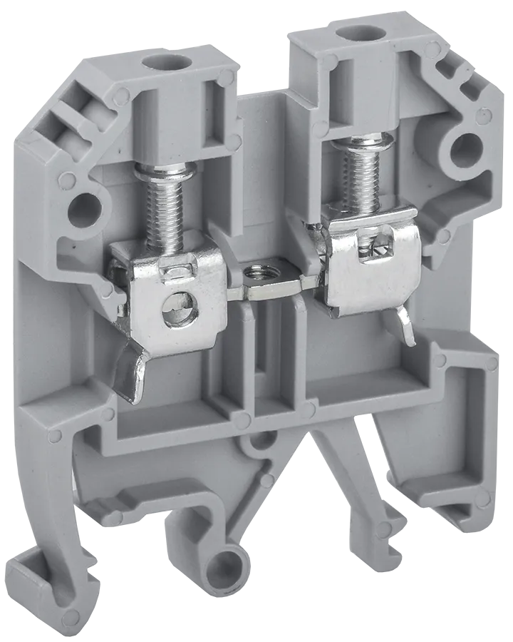 Клемма винтовая КВИ-4мм2 серая IEK