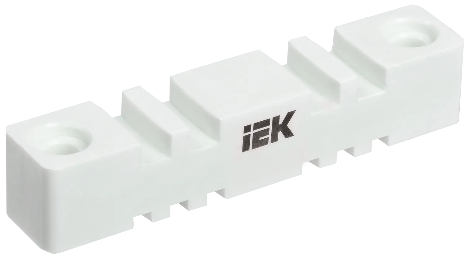 Изолятор шинный плоский ИШП 2P для шин 5мм и 10мм 180мм IEK