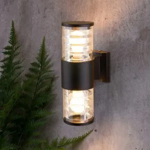 Светильник уличный настенный 1407 TECHNO черный Elektrostandard a032609