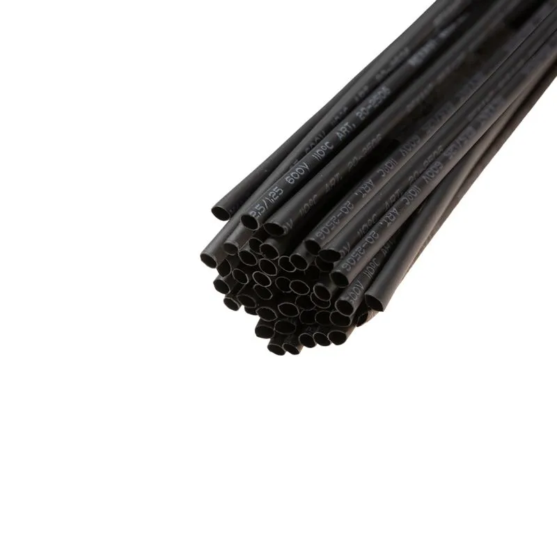 Трубка термоусаживаемая ТУТ нг 2,5/1,25мм, черная, упаковка 50 шт. по 1м REXANT - Фото 4