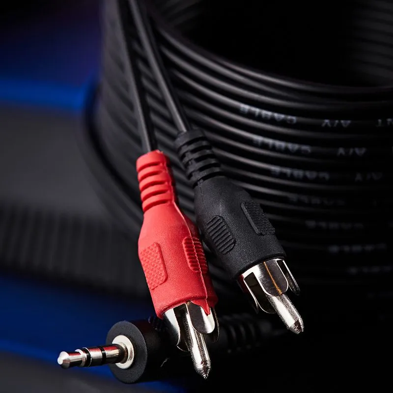 Шнур Стерео 3,5мм - 2 RCA, 10м REXANT - Фото 2