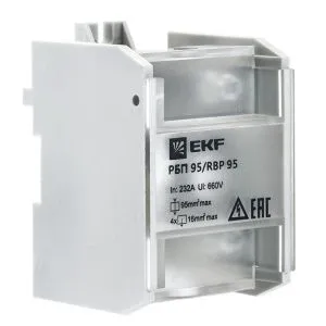Блок проходной РБП 95 (1х95-4х16 мм2) 232/100А EKF - Фото 5