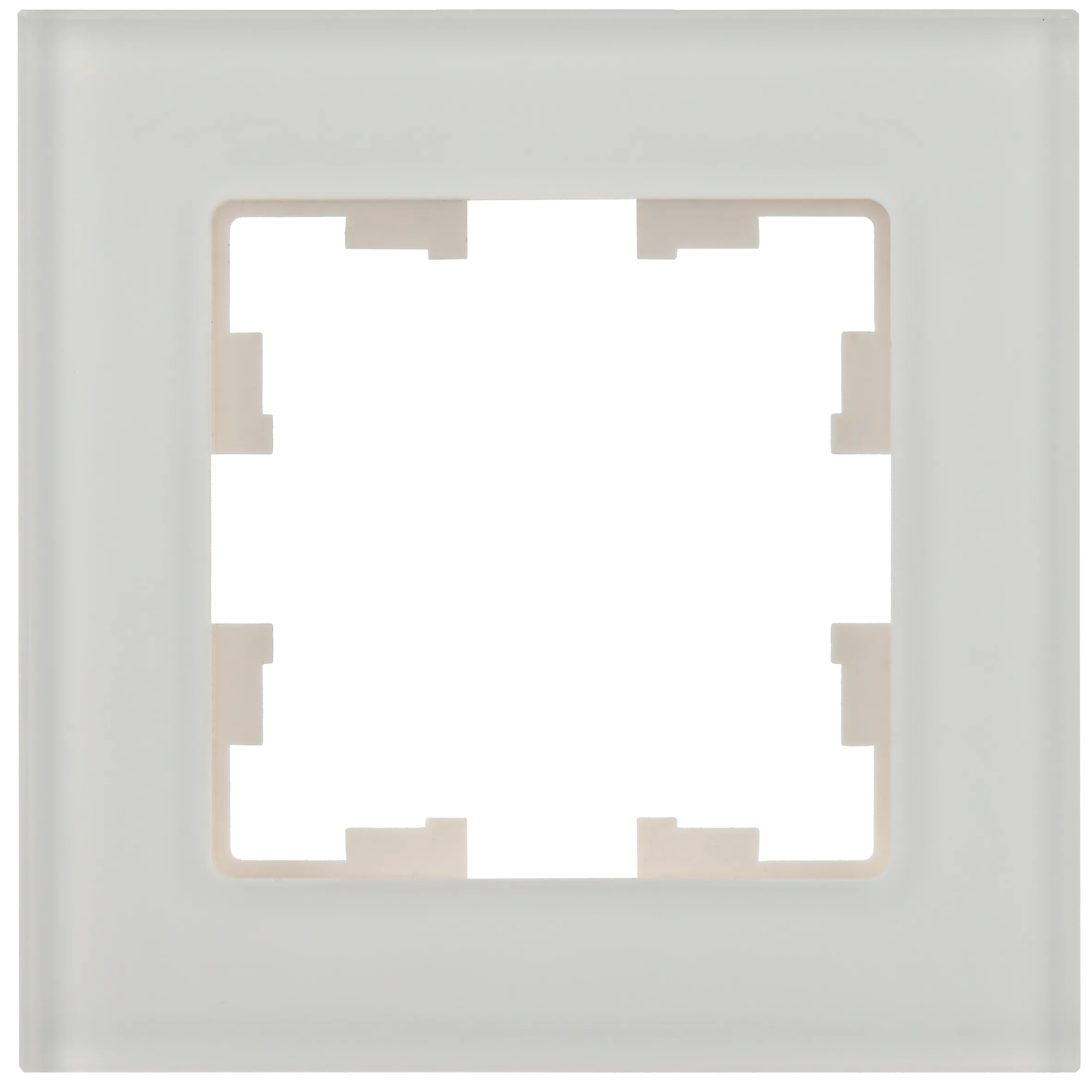 BRITE Рамка 1-местная РУ-1-2-Бр стекло белый матовый IEK - Фото 6