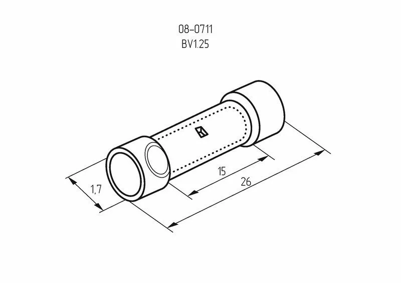 Соединительная гильза изолированная L-26 мм 0.5-1.5 мм² (ГСИ 1.5/ГСИ 0,5-1,5) красная REXANT - Фото 3