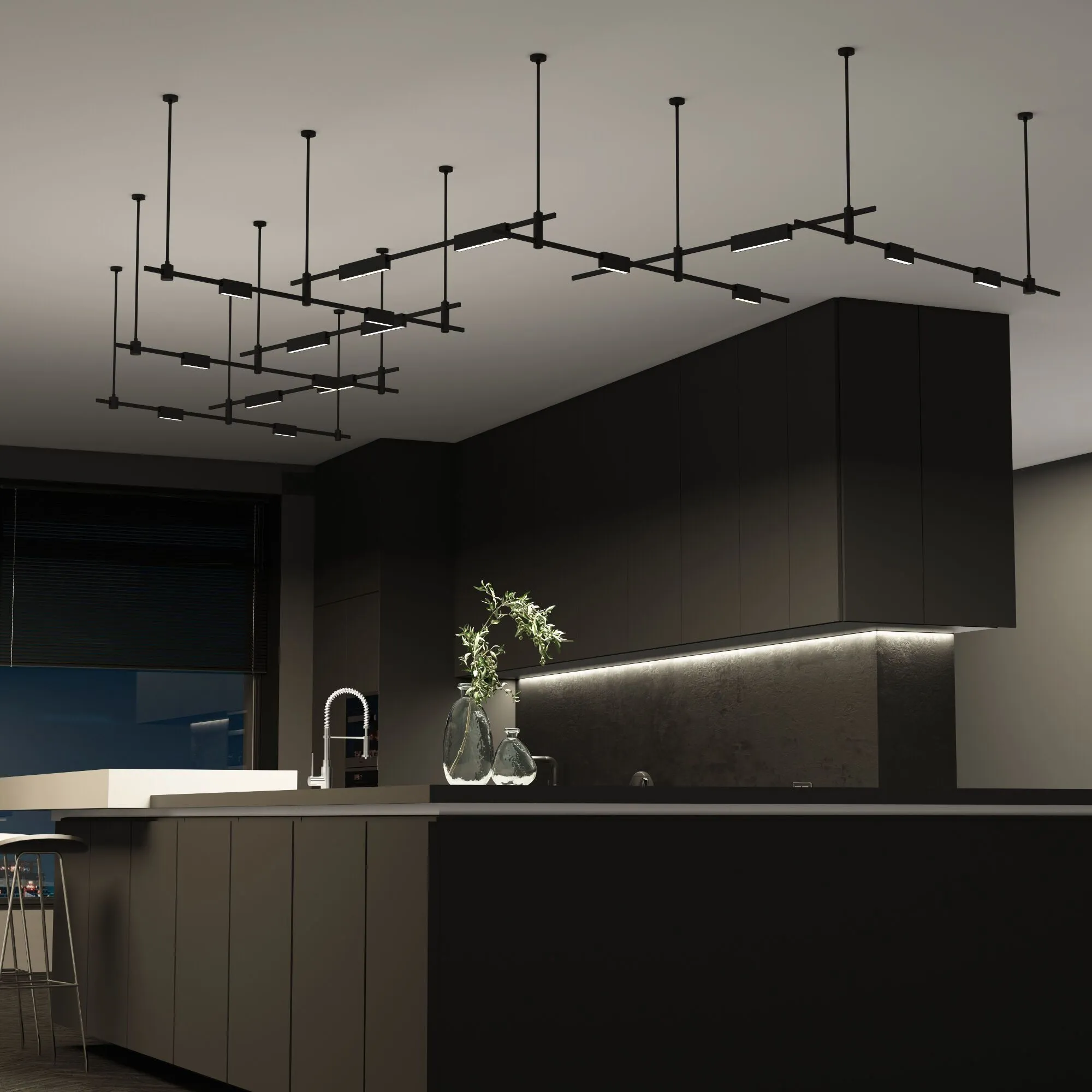 Esthetic Magnetic Трековый светильник 12W 3000K (чёрный) 85123/01 - Фото 5