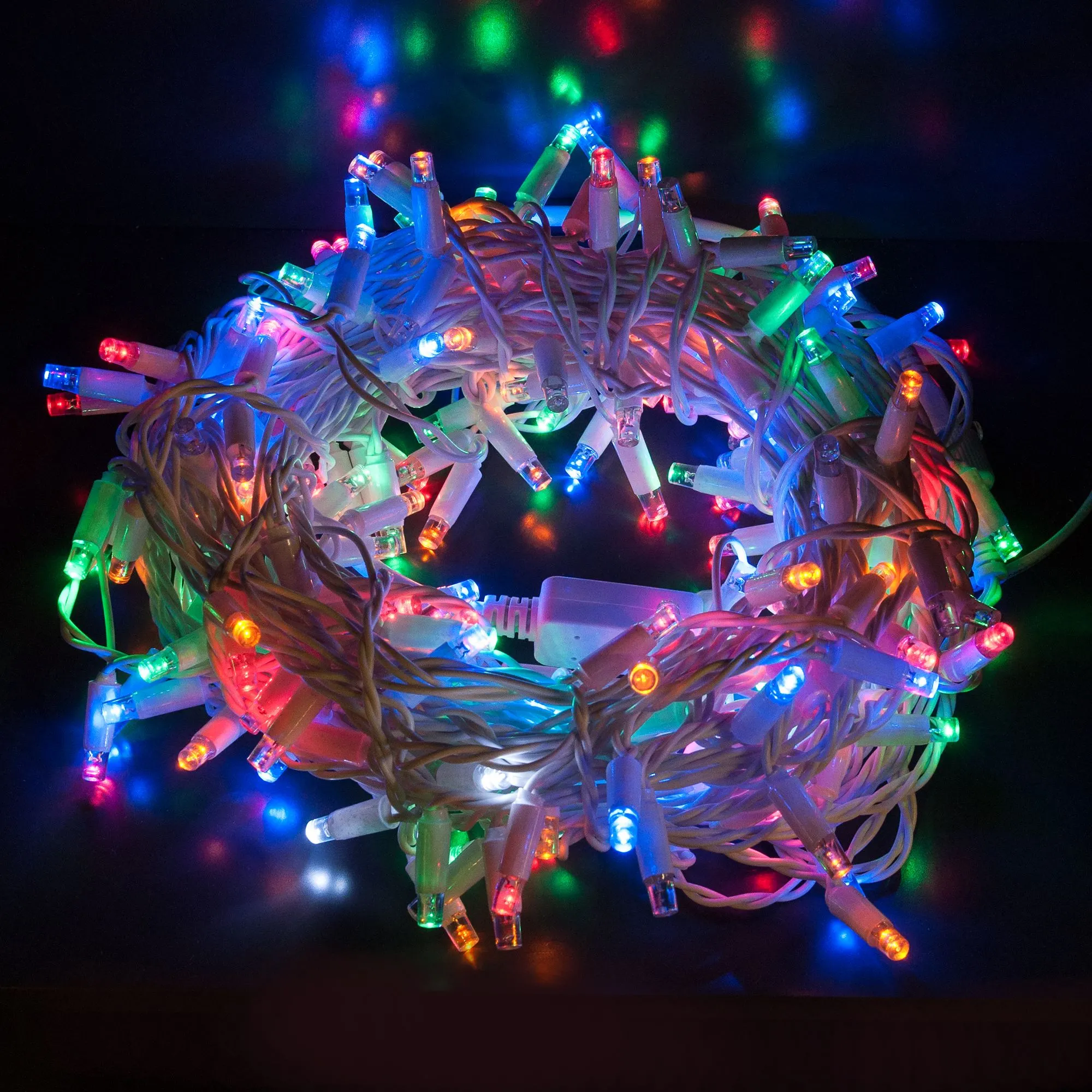 Новогодняя гирлянда нить мульти с эффектом мерцания 10м IP65 400-101 Elektrostandard Eurosvet - Фото 2