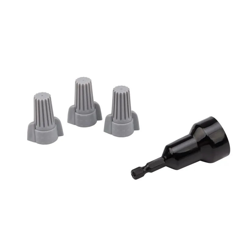 Соединительный изолирующий зажим REXANT с лепестками СИЗ-15 ø 14,9 мм (4-16 мм²), серый (50 шт./уп.) 08-0759