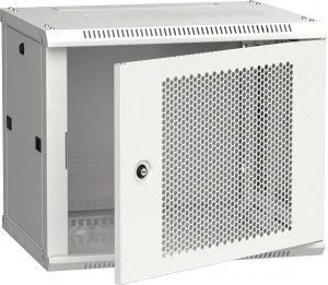 ITK Шкаф настенный LINEA W 9U 600х450мм дверь перфорированная RAL 7035 LWR3-09U64-PF