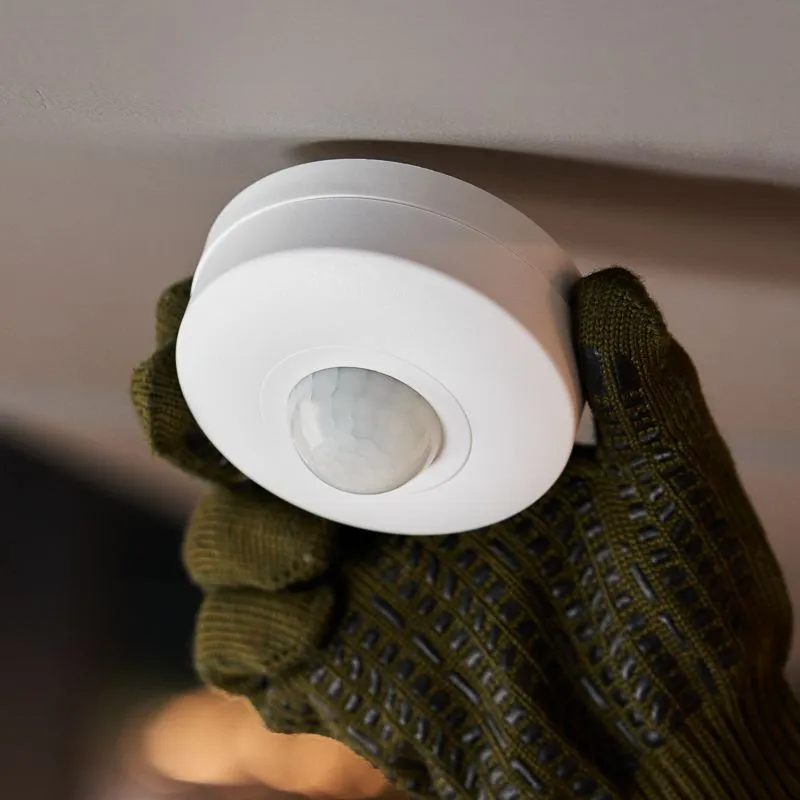 Датчик движения потолочный ДДП 01, 120°/360°, 1200 Вт, 10-2000 Лк, 6 м, 10-420 сек. REXANT - Фото 2