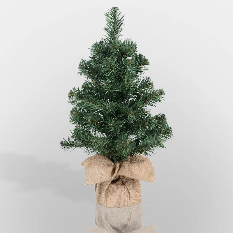 Елочка 45см в плетеном мешочке, ПВХ - Фото 5