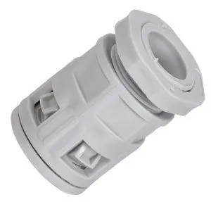 ELASTA Муфта вводная для гофрированных труб MVN25 IP40 серая IEK ET-TA00D-MVN-025-K41-025