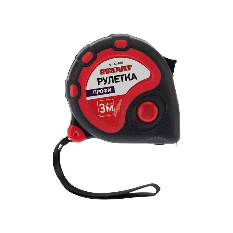 Рулетка измерительная Профи прорезиненный корпус, 3м х 16мм REXANT - Фото 3
