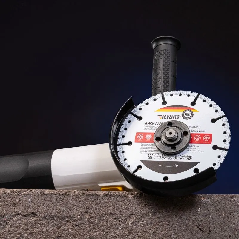 Диск алмазный универсальный, мультирез, вакуумное спекание, профессиональный, 125х22,2мм KRANZ - Фото 2