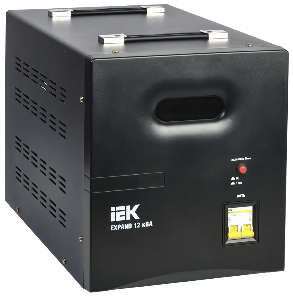 Стабилизатор напряжения переносной EXPAND 12кВА IEK