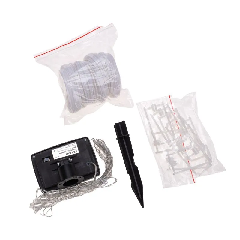 Гирлянда садовая Денг, 335см, 3000К, встроенный аккумулятор, солнечная панель, коллекция Пекин REXANT - Фото 5