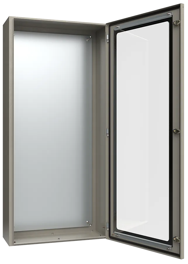 Корпус металлический ЩМП-7-0 (1400х650х285мм) У2 IP54 прозрачная дверь IEK