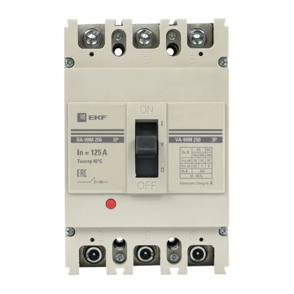 ВА-99М 250/125А 3P 35кА EKF - Фото 2