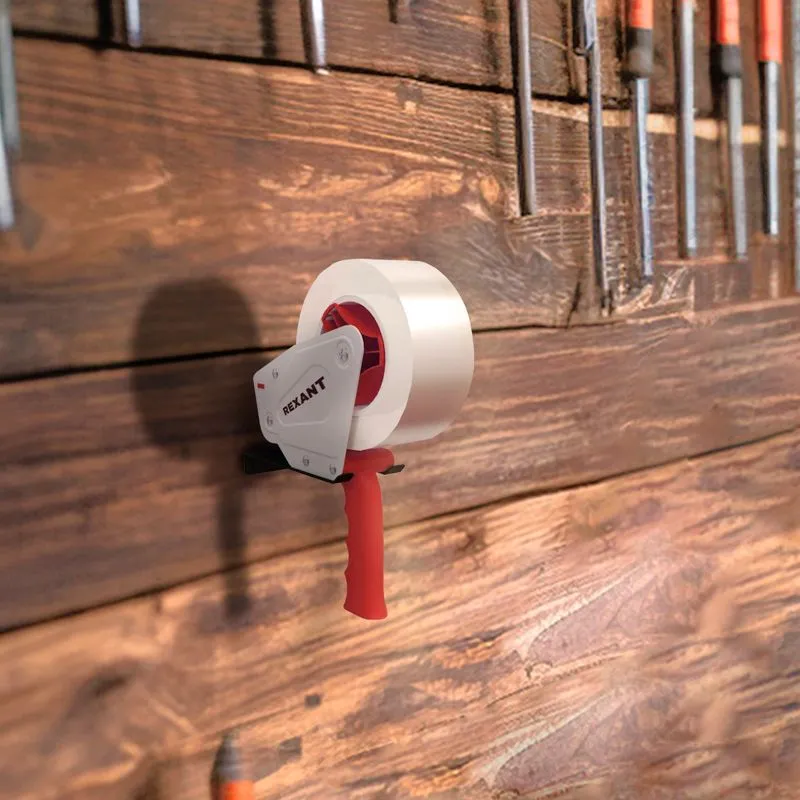 Держатель для диспенсера скотча, настенный, черный REXANT - Фото 2