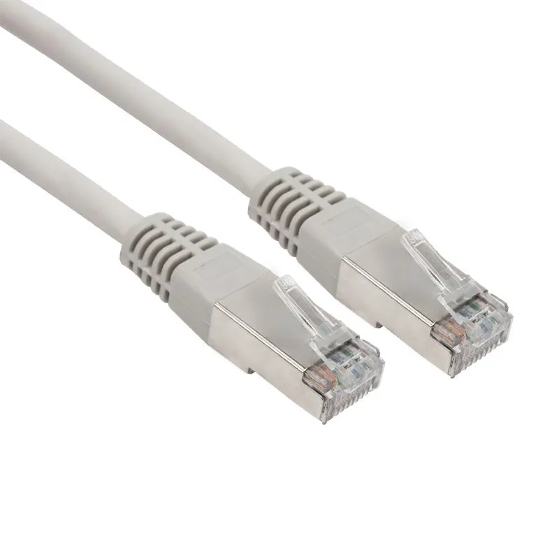Шнур коммутационный, патч-корд F/UTP RJ45-RJ45, CAT 6, LSZH серый, 2м REXANT 18-8105-1