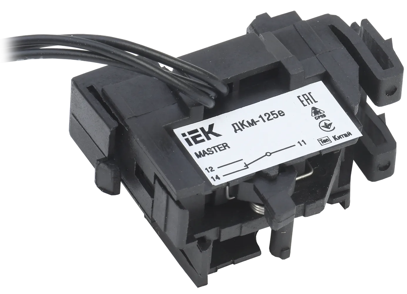 Контакт дополнительный ДКм-125е (ДКм-32) для ВА88-32 MASTER с электронным расцепителем IEK SVA11D-DK-1-02