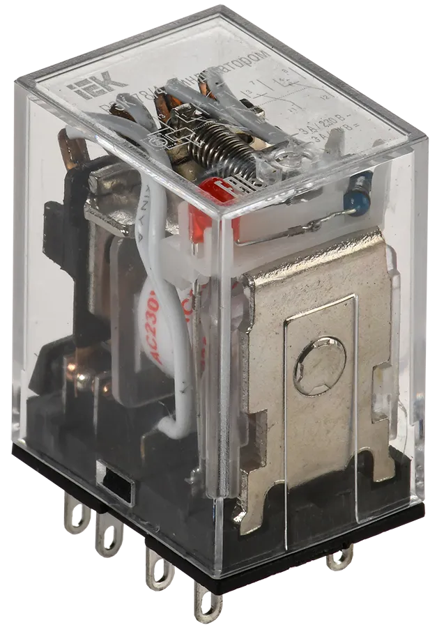 Реле РЭК78/4(MY4) с индикацией 3А 230В AC IEK