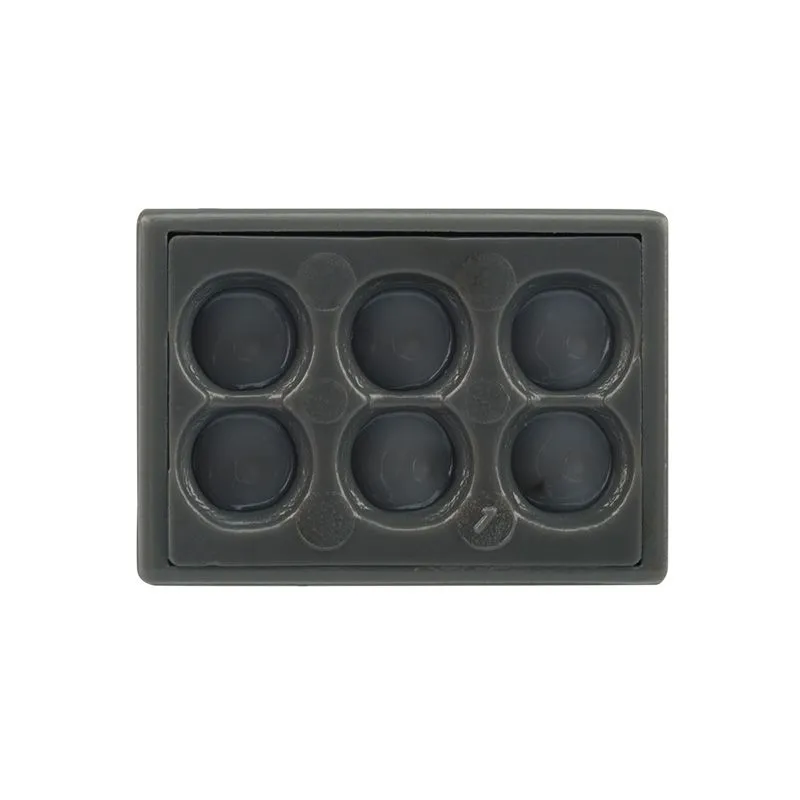 Экспресс-клемма с пастой СМК 773-306, 6-проводная до 2,5 мм², серая (50 шт/уп) REXANT - Фото 2