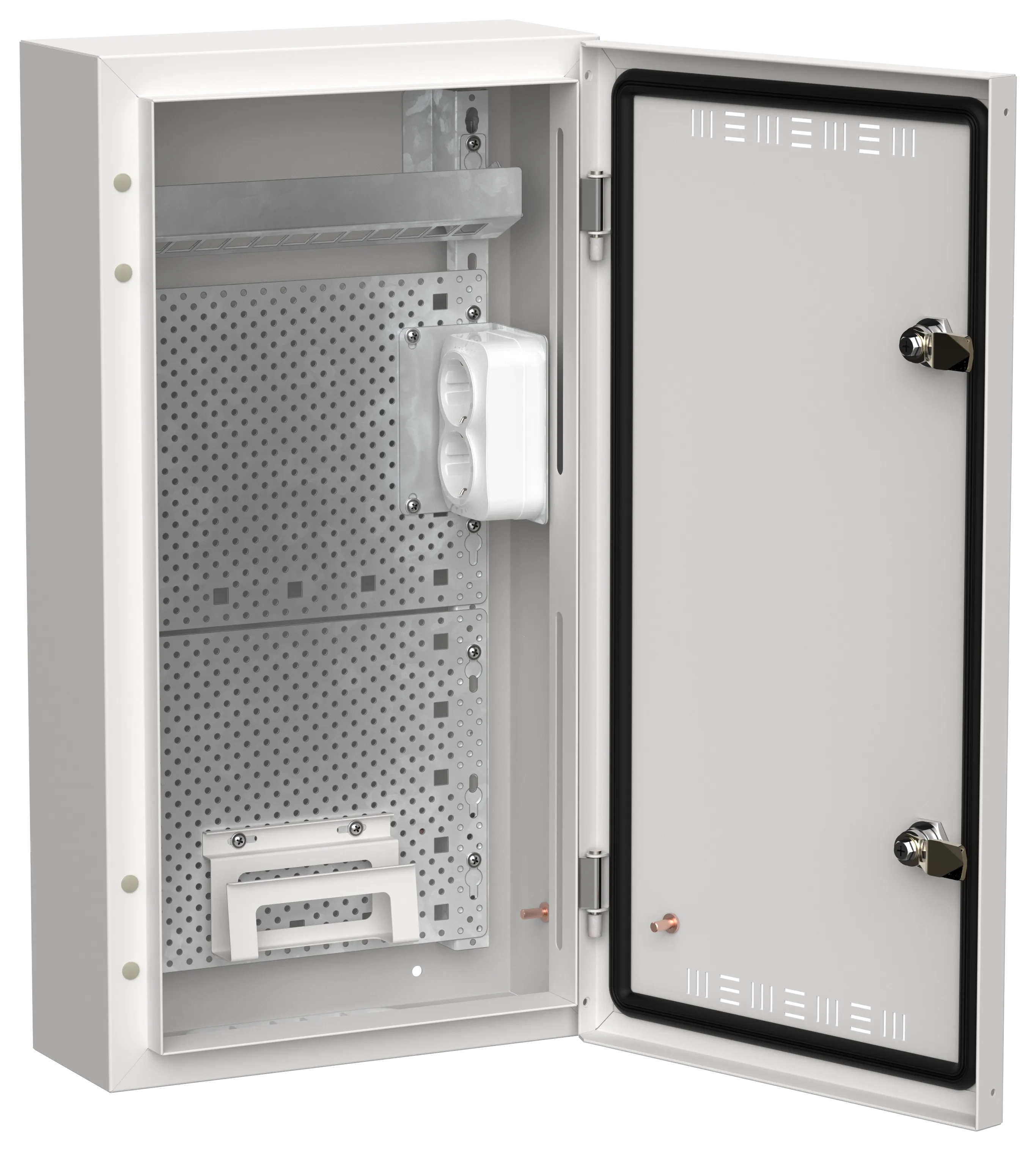 TITAN 5 Корпус мультимедиа ЩРн-36 (1х36) 585х310х140мм IP30 белый IEK